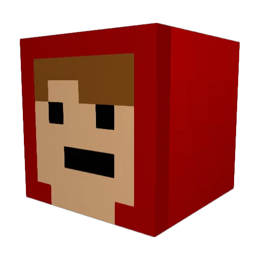 The_Coop Minecraft avatar head, 3D render