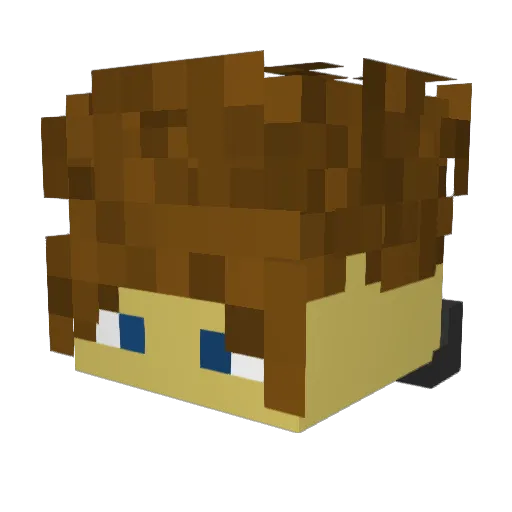 The_Corner_ Minecraft avatar head, 3D render