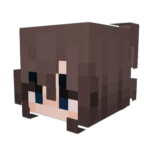 The_Cotcot Minecraft avatar head, 3D render