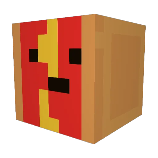 The_Crabby Minecraft avatar head, 3D render