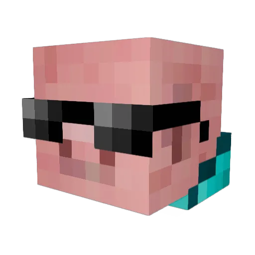 The_Crafter963 Minecraft avatar head, 3D render