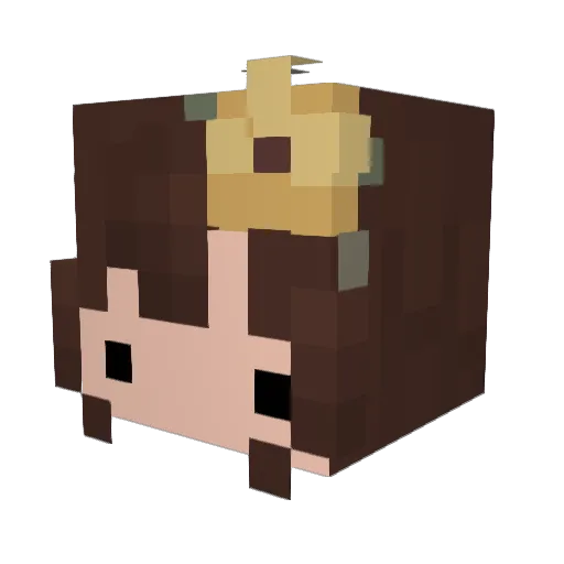 The_Cront Minecraft avatar head, 3D render
