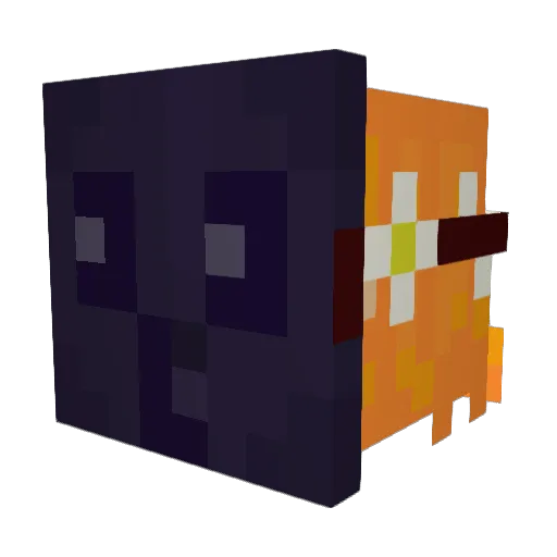 The_Crows_Garden Minecraft avatar head, 3D render