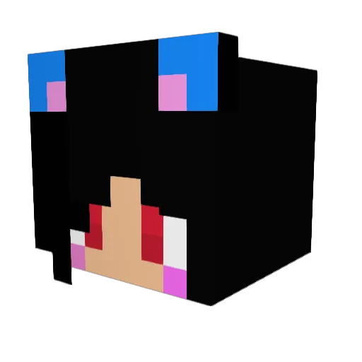 The_Cupcake_Kid_ Minecraft avatar head, 3D render