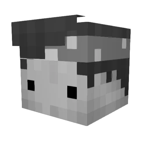 The_Dan4o Minecraft avatar head, 3D render