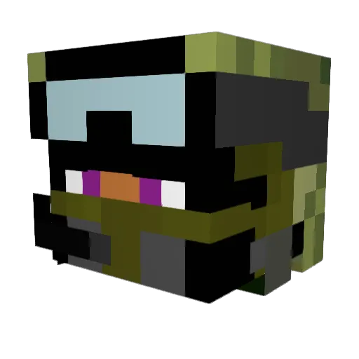 The_Dankest Minecraft avatar head, 3D render