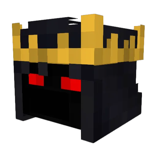 The_DarkDemon666 Minecraft avatar head, 3D render