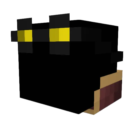 The_Dark_Gamer Minecraft avatar head, 3D render