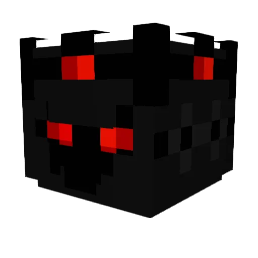 The_Dark_Knightt Minecraft avatar head, 3D render