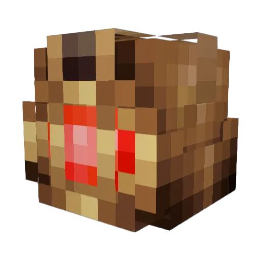 The_Dark_One_qbl Minecraft avatar head, 3D render
