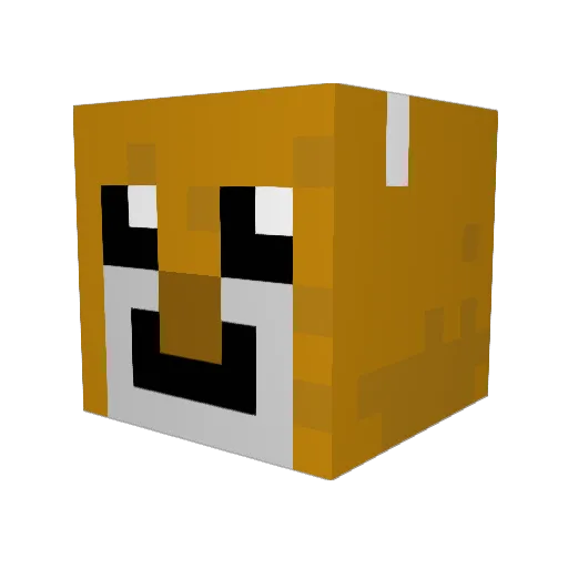 The_DeXo Minecraft avatar head, 3D render