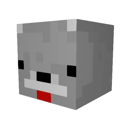 The_Derpy_Puppy Minecraft avatar head, 3D render