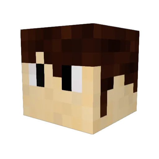 The_Doctah Minecraft avatar head, 3D render