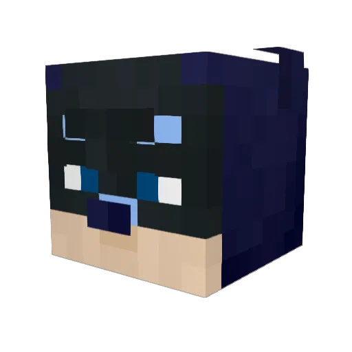 The_Doctor Minecraft avatar head, 3D render