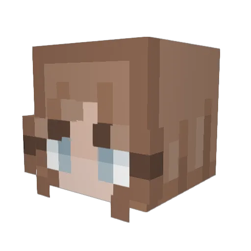 The_Doofer Minecraft avatar head, 3D render