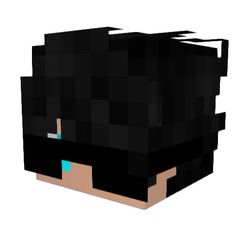 The_Dosh Minecraft avatar head, 3D render