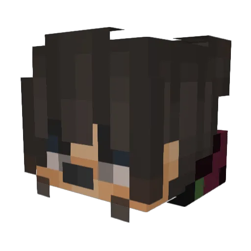 The_Duma4vor Minecraft avatar head, 3D render