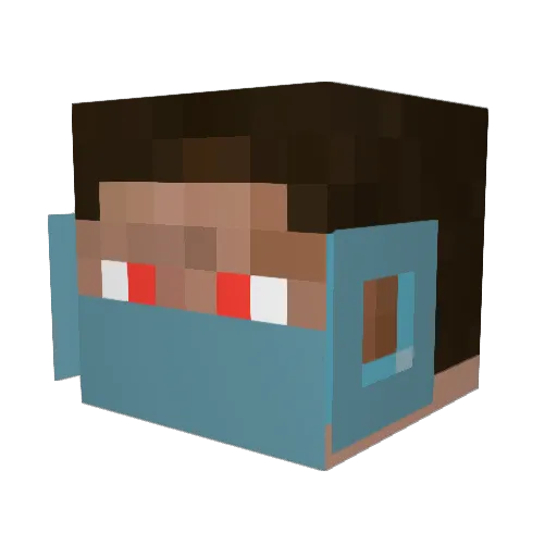 The_EgOr4iK Minecraft avatar head, 3D render