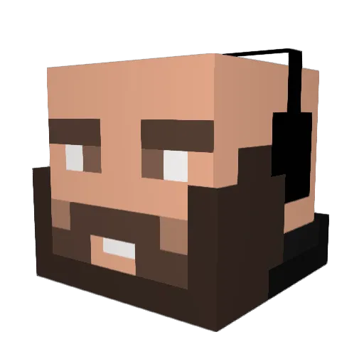 The_Eggmann Minecraft avatar head, 3D render
