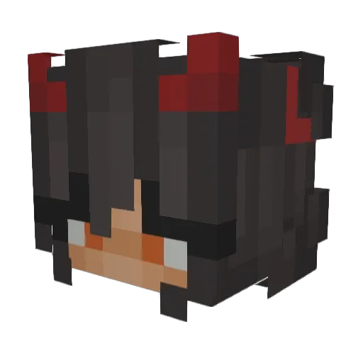 The_Ela Minecraft avatar head, 3D render