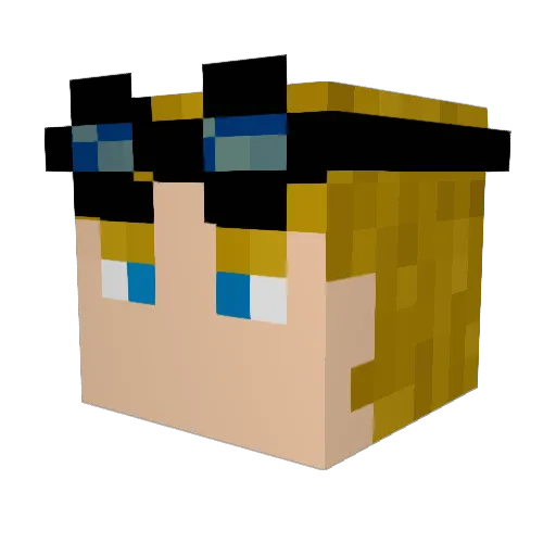 The_Enchanter52 Minecraft avatar head, 3D render
