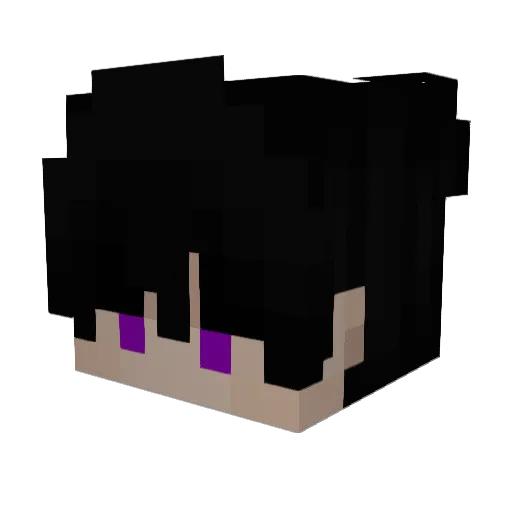 The_End3 Minecraft avatar head, 3D render