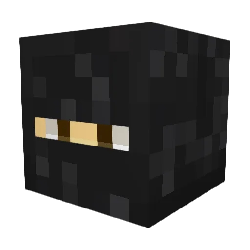 The_End_Guardian Minecraft avatar head, 3D render