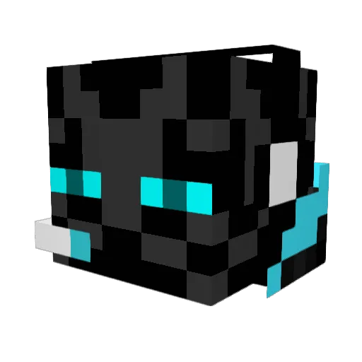 The_Ender_Bat Minecraft avatar head, 3D render