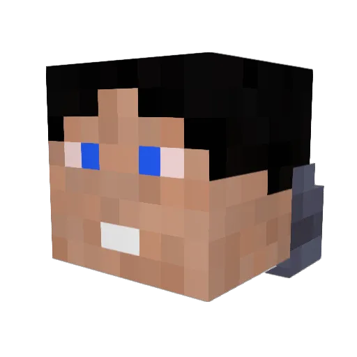 The_Engineer1 Minecraft avatar head, 3D render