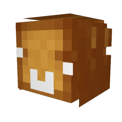 The_Epic_Smiley Minecraft avatar head, 3D render