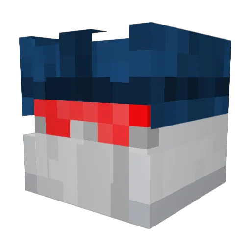 The_Falconeer Minecraft avatar head, 3D render