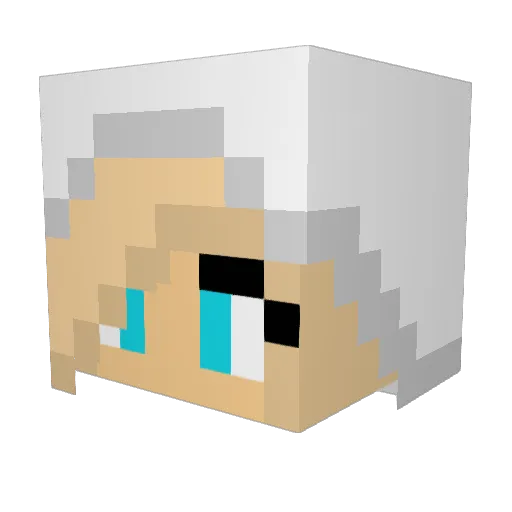 The_Fierce_Bunny Minecraft avatar head, 3D render