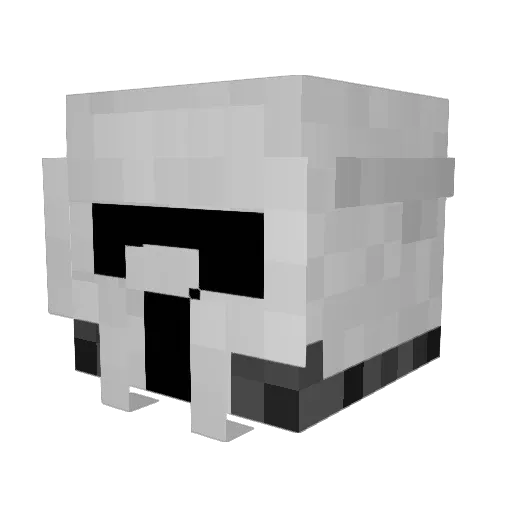 The_Fiu Minecraft avatar head, 3D render