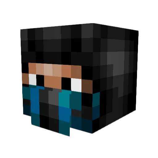 The_Flame_lord Minecraft avatar head, 3D render