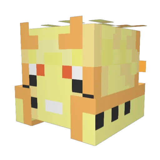 The_Flankrat Minecraft avatar head, 3D render
