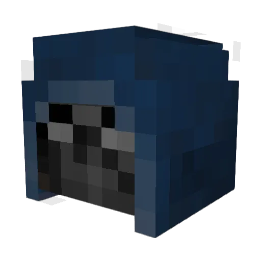 The_Foxy_Tech Minecraft avatar head, 3D render