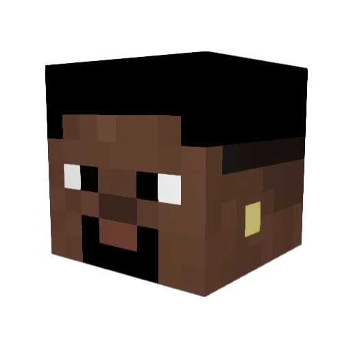 The_Freaky_Fred Minecraft avatar head, 3D render