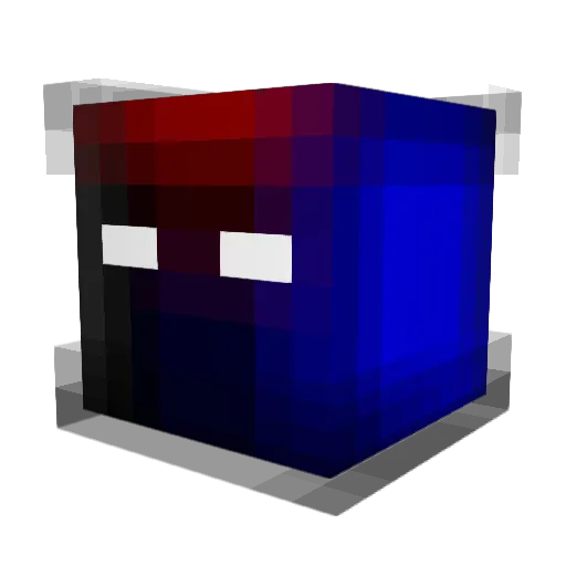 The_Free_Man247 Minecraft avatar head, 3D render
