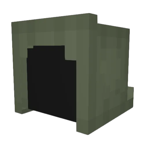The_Frontline Minecraft avatar head, 3D render