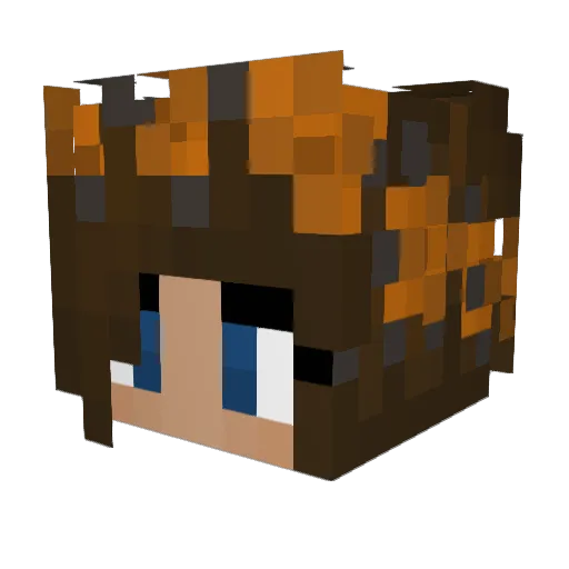 The_Frost_Ember Minecraft avatar head, 3D render