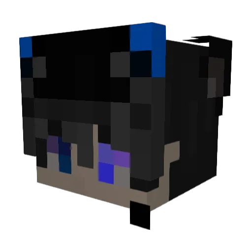 The_FroxX Minecraft avatar head, 3D render