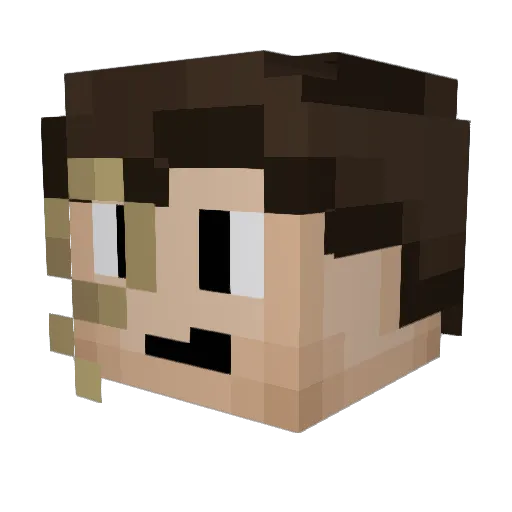 The_Fulgur Minecraft avatar head, 3D render