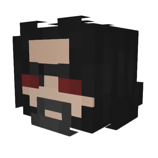 The_G_man1234 Minecraft avatar head, 3D render