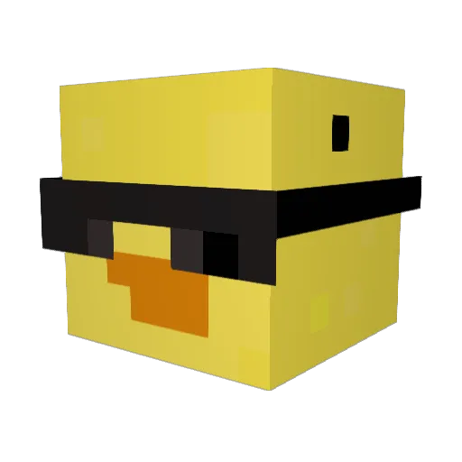 The_Gamer_9 Minecraft avatar head, 3D render