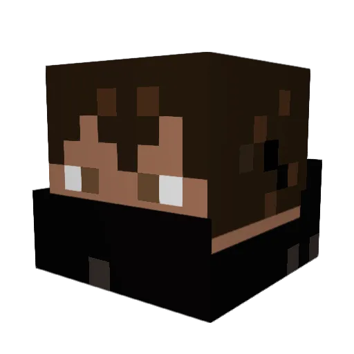 The_Gamer_Glitch Minecraft avatar head, 3D render