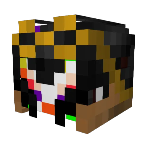 The_Gaminator_ Minecraft avatar head, 3D render