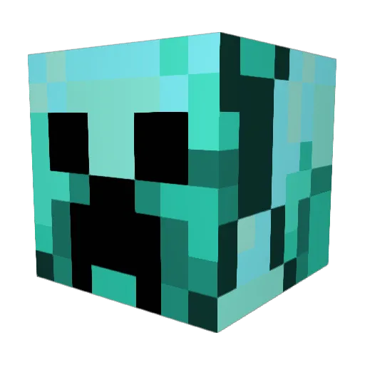 The_Gaming_Mew Minecraft avatar head, 3D render