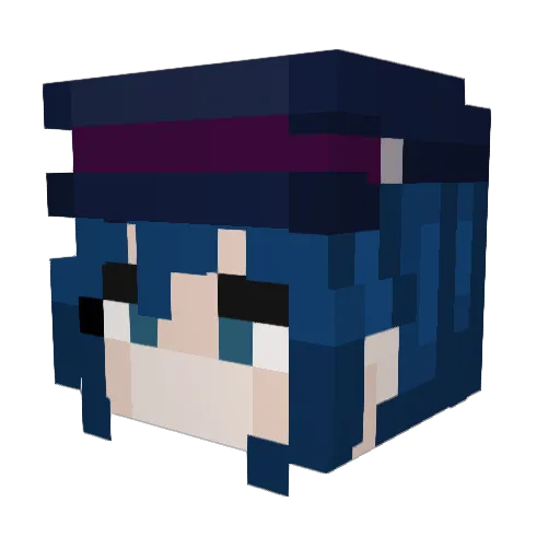 The_Gaming_Zing Minecraft avatar head, 3D render