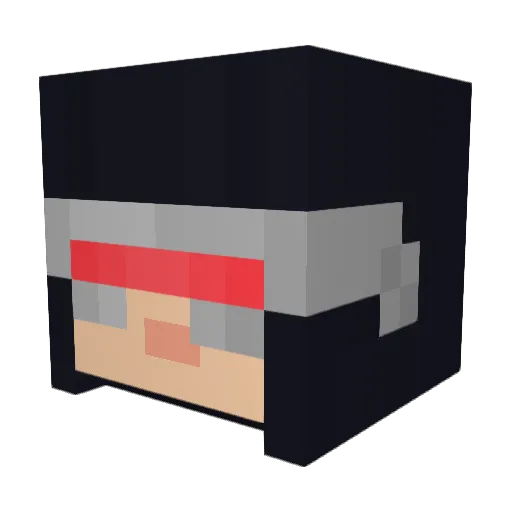 The_Gardenhead Minecraft avatar head, 3D render