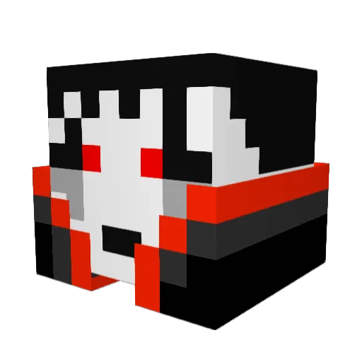 The_Ghast_Rider Minecraft avatar head, 3D render